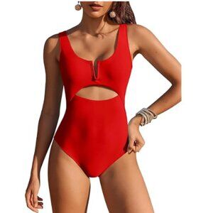 One Piece Swimsuits Medium Eggplant Purple Tummy Control Bathing Suit